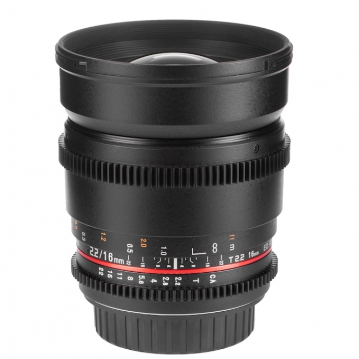 CINEMA Video Lenses - Samyang 16mm T2.2 ED AS UMC CS VDSLR Fuji X - quick order from manufacturer