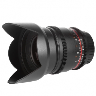 CINEMA Video Lenses - Samyang 16mm T2.2 ED AS UMC CS VDSLR Fuji X - quick order from manufacturer