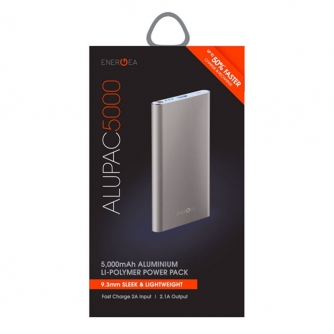 Portatīvie akumulatori - EnerGea Alupac5000 Silver AP 5000 GMT Powerbank - быстрый заказ от производителя