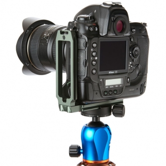 Рамки для камеры CAGE - 3 Legged Thing QR11 L Bracket Grijs for cameras with full body of battery grips. Dual strap connectors a