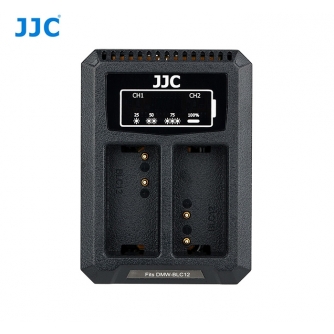 JJCPanasonicDCH-BLC12USBDualBatteryCharger(DMW-BLC12,SigmaBP-51,LeicaBP-DC12)DCHBLC12