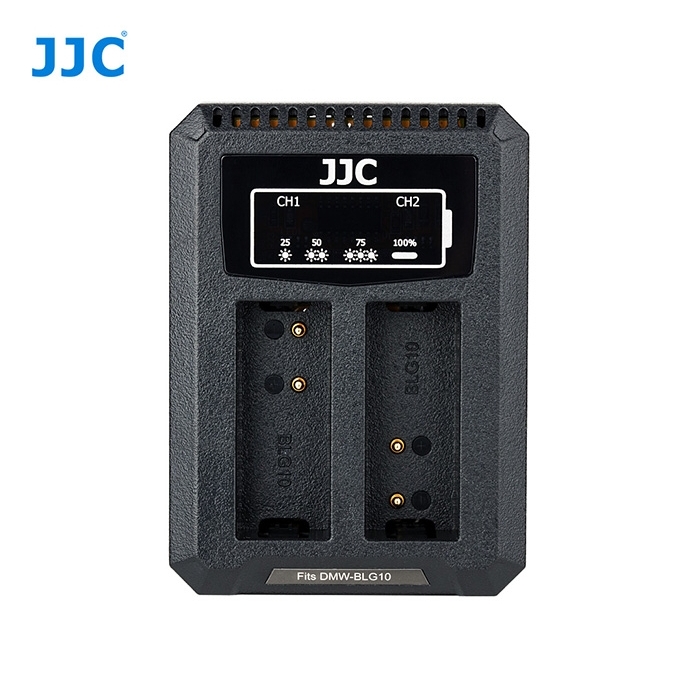 JJCPanasonicDCH-BLG10USBDualBatteryCharger(DMW-BLG10DMW-BLE9,LeicaBP-DC15)DCHBLG10