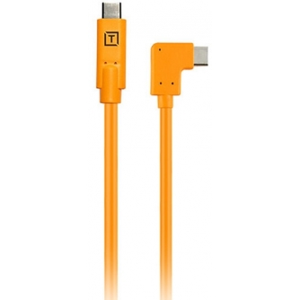 TetherToolskabelUSB-C-USB-CTetherProRightAngle50smCUCRTC1-ORG