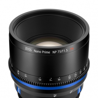 SLR objektyvai - Carl Zeiss ZEISS Nano Prime 75/T1.5 E Mount - быстрый заказ от производителя