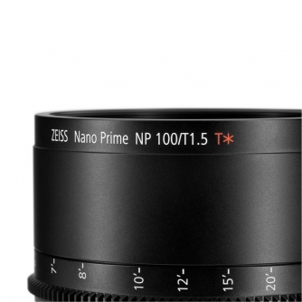 CINEMA Video Lenses - Carl Zeiss ZEISS Nano Prime 100/T1.5 E Mount - quick order from manufacturer