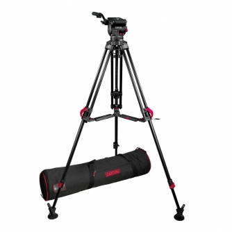 Cartoni FOCUS 12 Red Lock ALU Tripod System (KF12-RLM)