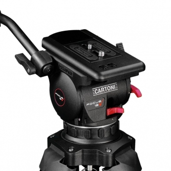 CartoniFOCUS12RedLockALUTripodSystem(KF12-RLM)