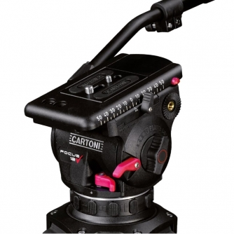 CartoniFOCUS12RedLockALUTripodSystem(KF12-RLM)