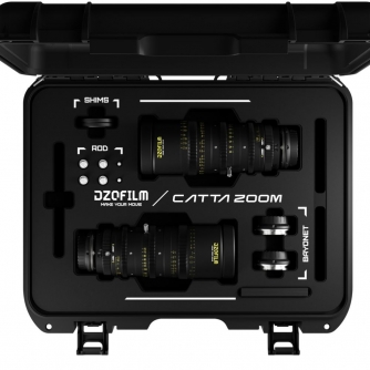 CINEMA Video objektīvi - DZOFILM Cine Lens Catta Zoom 2-Lens Kit (18-35/35-80 T2.9) Black - быстрый заказ от производителя