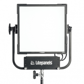 LED gaismas paneļi - Litepanels Gemini 1x1 Soft RGBWW LED Panel (Pole-Operated Yoke, Bare Ends) (945-1411) - ātri pasūtīt no ražotāja