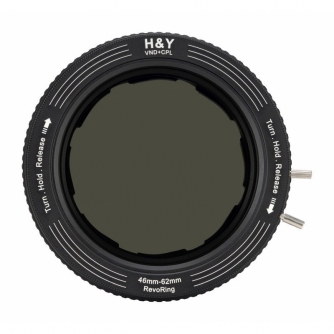 Objektīvu adapteri - H&amp;Y H&Y Revoring 46-62 mm adjustable filter adapter with ND3-1000 gray filter and CPL polarizing filter - ātri pasūtīt no ražotāja