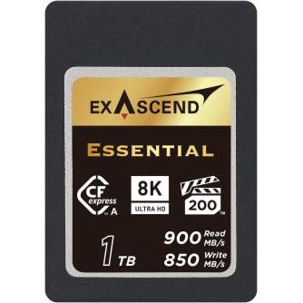 Memory Cards - Exascend Essential Cfexpress 4.0 Type A, 1TB EXPC4EA001TB - quick order from manufacturer