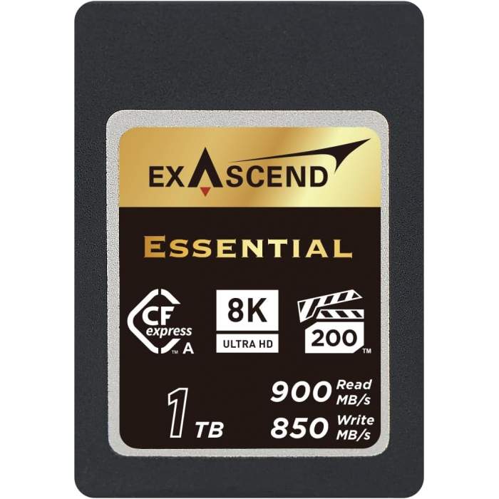 Memory Cards - Exascend Essential Cfexpress 4.0 Type A, 1TB EXPC4EA001TB - quick order from manufacturer