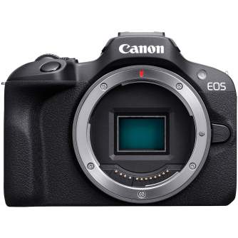 Mirrorless Cameras - Canon EOS R100 Mirrorless Camera Body, 24.1MP, 4K, APS-C - quick order from manufacturer