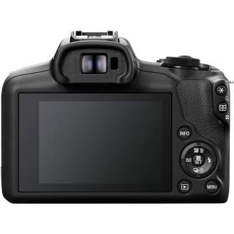 Bezspoguļa kameras - Canon EOS R100 Mirrorless Camera Body, 24.1MP, 4K, APS-C - быстрый заказ от производителя