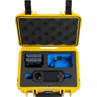 Koferi - BW OUTDOOR CASES TYPE 500 FOR INSTA360 X3, YELLOW 109364 - ātri pasūtīt no ražotāja