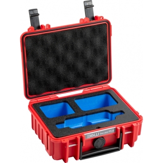 Koferi - BW OUTDOOR CASES TYPE 500 FOR INSTA360 X3, RED 109366 - ātri pasūtīt no ražotāja