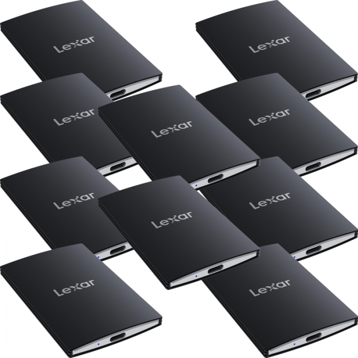 Citie diski & SSD - LEXAR SSD SL500 / USB3.2 GEN2X2 UP TO R2000/W1800 // 10-PACK W./ 6X 1TB + 4X 2TB LSL500-10PACK - ātri pasūtīt no ražotāja