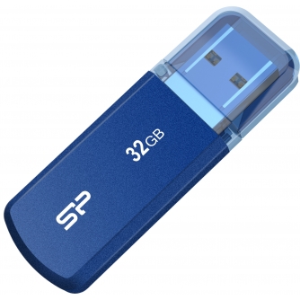 Zibatmiņas - Silicon Power flash drive 32GB Helios 202, blue SP032GBUF3202V1B - ātri pasūtīt no ražotāja