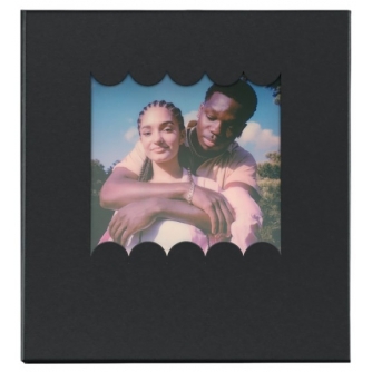 Film for instant cameras - Polaroid album Scalloped Small, black 6369 - quick order from manufacturer