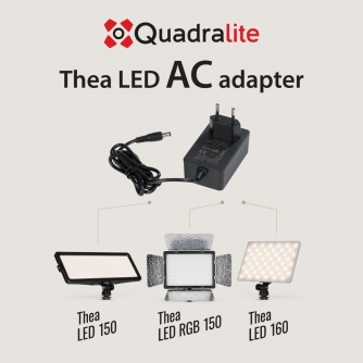 AC adapteri, strāvas vadi - Quadralite AC adapter 12V 2A Thea LED - ātri pasūtīt no ražotāja