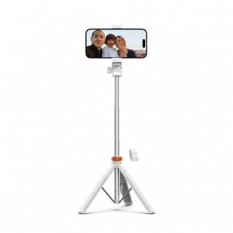 Selfiju statīvi Selfie Stick - Tech-Protect Selfie Stick Tripod L03S, white - ātri pasūtīt no ražotāja