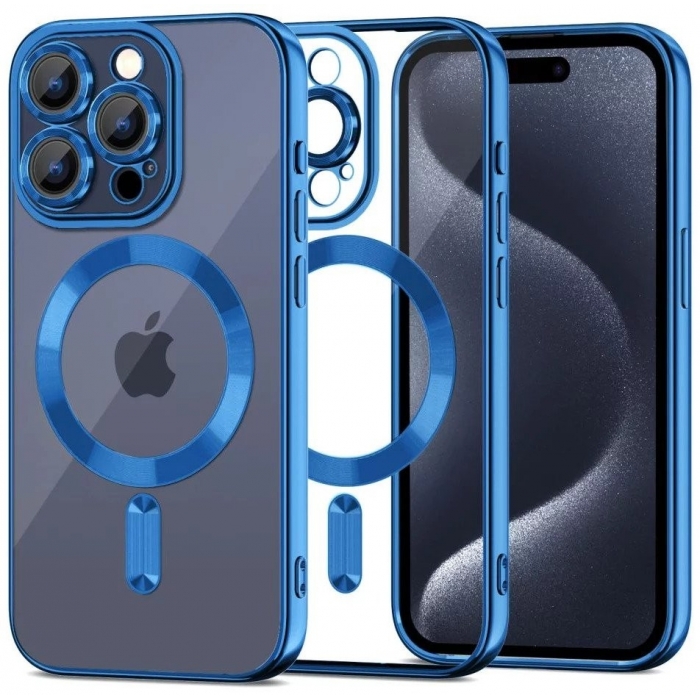 Tech-ProtectzashtitniycheholMagShineMagSafeAppleiPhone15Pro,navy