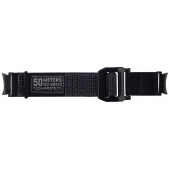 Citi aksesuāri - Tech-Protect watch strap Scout Samsung Galaxy Watch4/5/5 Pro/6, black - ātri pasūtīt no ražotāja