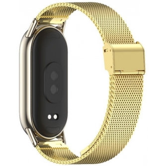 Discontinued - Tech-Protect watch strap MilaneseBand Xiaomi Smart Band 8, gold