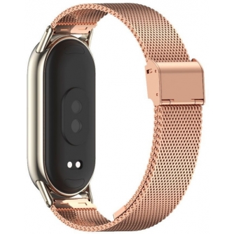 Vairs neražo - Tech-Protect watch strap MilaneseBand Xiaomi Smart Band 8, rose gold