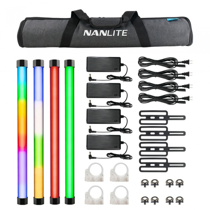 LED gaismas paneļi - NANLITE PavoTube II 15X 4Kit - ātri pasūtīt no ražotāja