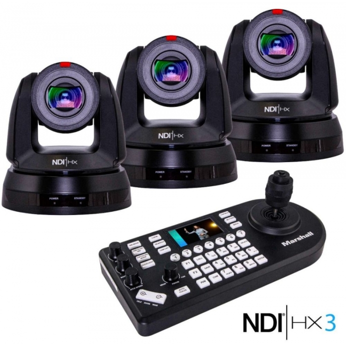 Videokameru aksesuāri - Marshall CV630-ND3-KIT3 Bundle NDI HX3 - быстрый заказ от производителя