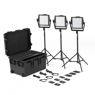 LED Prožektori - Litepanels Astra IP 1x1 Traveler Trio LED Panel GM&amp;VM Kit (936-1103) - быстрый заказ от производителя