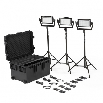 Litepanels Astra IP Half Traveler Trio LED Panel GM&amp;VM Kit (936-0103)