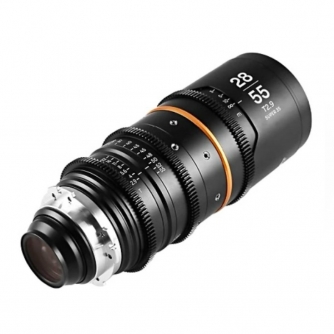 CINEMA Video objektīvi - Laowa Nanomorph Zoom 28-55mm T2.9 1.5X S35 Amber (Arri PL) - быстрый заказ от производителя