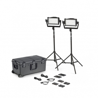 Litepanels Astra IP Half Traveler Duo LED Panel GM&amp;VM Kit (936-0102)