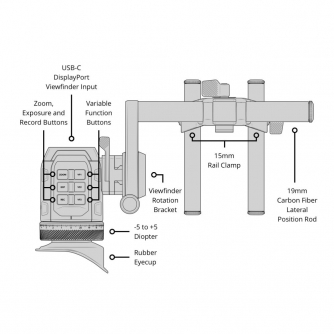 Video Cameras Accessories - Blackmagic Design Blackmagic URSA Cine EVF - quick order from manufacturer