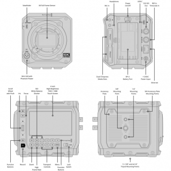 Video Cameras Accessories - Blackmagic Design Blackmagic PYXIS 6K EF - quick order from manufacturer