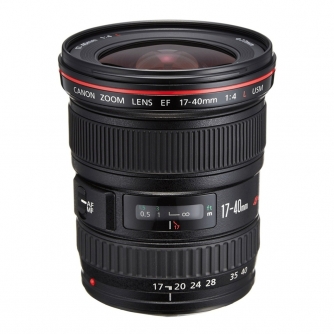 Objektīvi - Canon EF 17-40mm f/4L USM Ultra Wide-Angle Zoom Lens - быстрый заказ от производителя