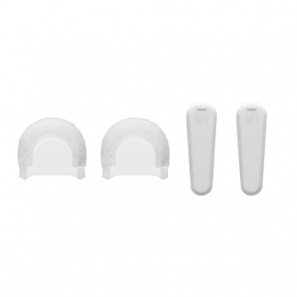 Shure MoveMic White Lavalier Windscreen &amp; Clip Kit (AMV-LAV-WS/W-KIT)