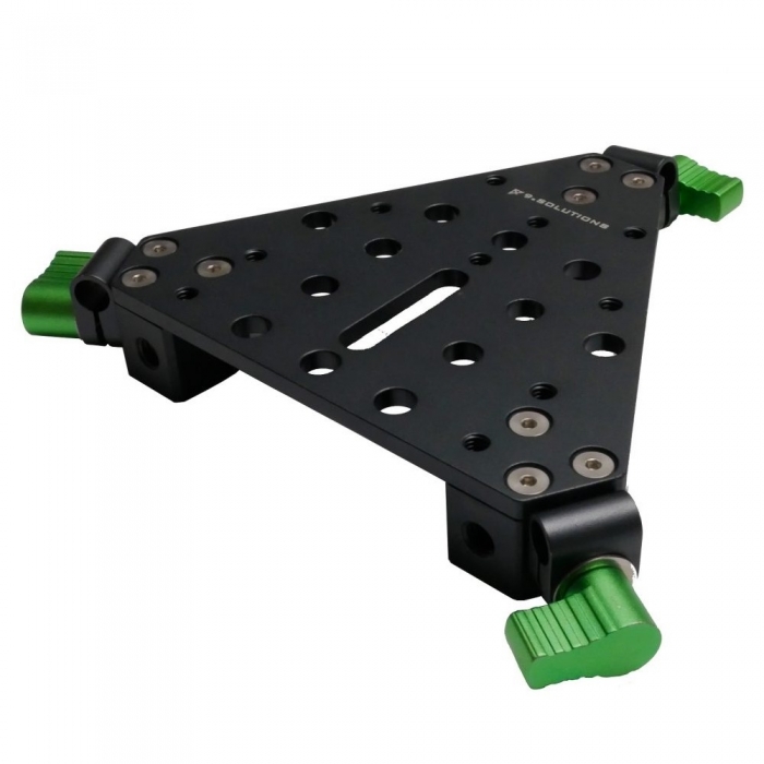 Accessories for rigs - 9.Solutions D152521 Cheese Plate with 9.VB5115 Rod Clamps - quick order from manufacturer