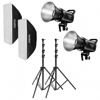 LED monobloki - Godox SL60IID Duo Kit - Video Light - perc šodien veikalā un ar piegādi