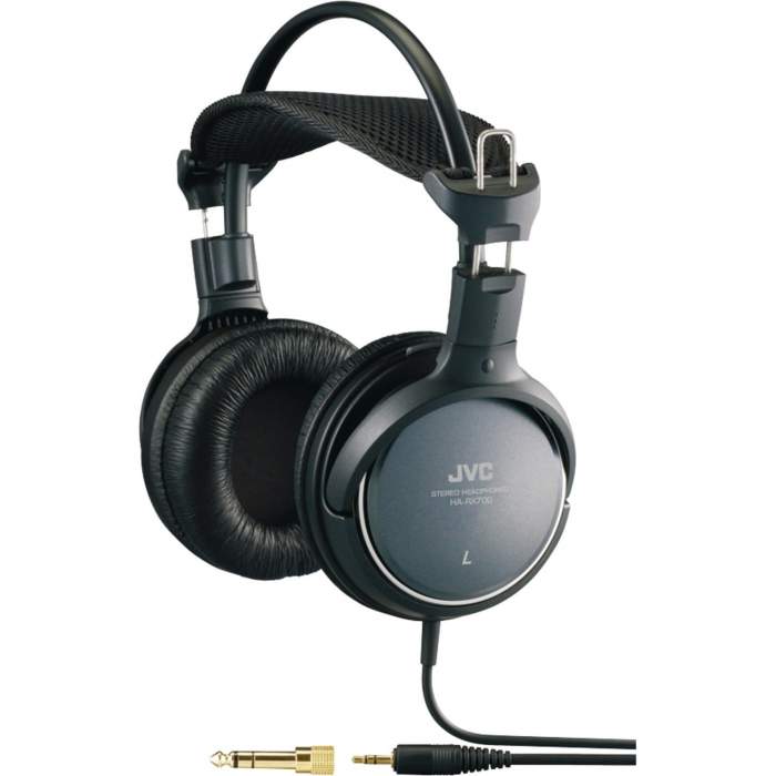 Austiņas - JVC HA-RX 700 headphones 3.5mm with 6.3mm adapter - купить сегодня в магазине и с доставкой