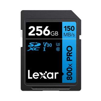 Didelis atminties - LEXAR MEMORY SDXC 256GB UHS-I/LSD0800P256G-BNNNG - купить сегодня в магазине и с доставкой