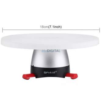 3D/360 foto sistēmas - Puluz Electronic 360 Degree Rotation Head (red) PU364L - купить сегодня в магазине и с доставкой