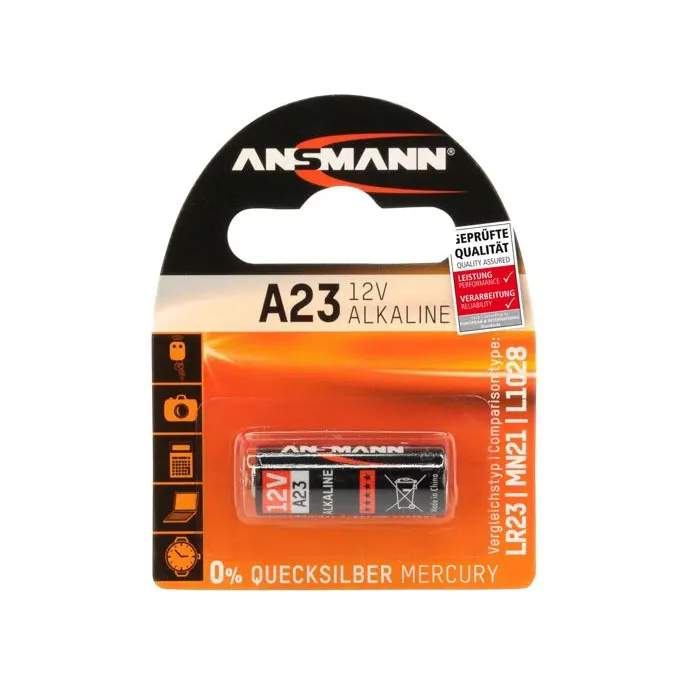 Baterijas, akumulatori un lādētāji - Ansmann Alkaline A 23 12 V for remote controls - perc šodien veikalā un ar piegādi