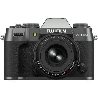 Fujifilm X-T50 XF16-50mm F2.8-4.8 R LM WR Charcoal APS-C 40MP X-Trans mirrorless camera kit