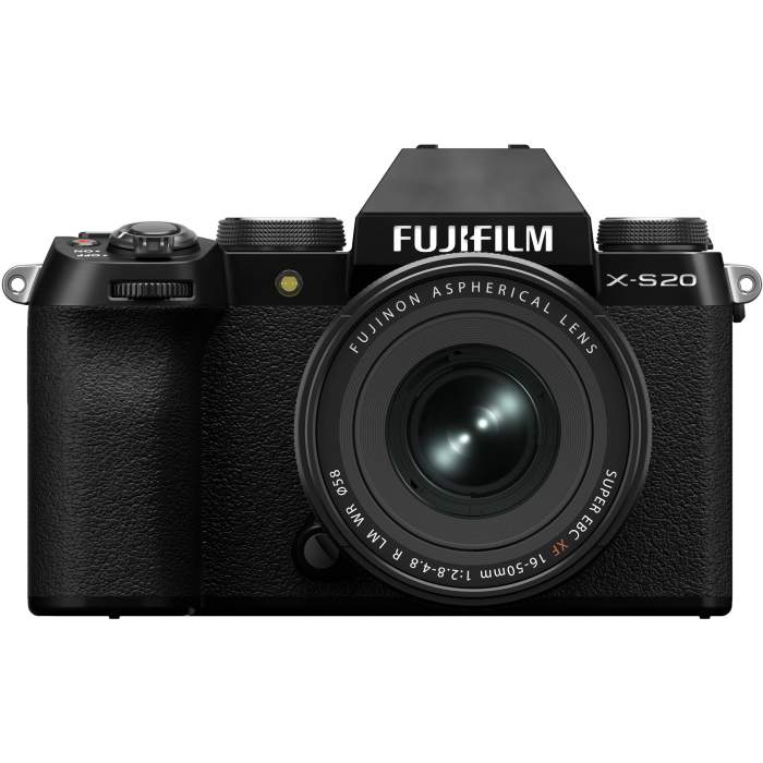 Mirrorless Cameras - Fujifilm X-S20 XF16-50mm F2.8-4.8 R LM WR Black APS-C X-Trans mirrorless camera kit - quick order from manufacturer