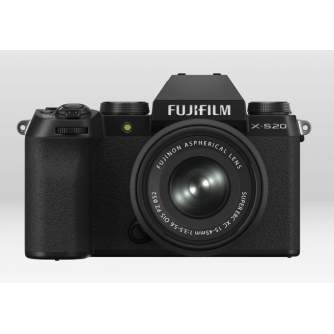 Mirrorless Cameras - Fujifilm X-S20 XC15-45mm Vlogger Kit WWI Black - quick order from manufacturer