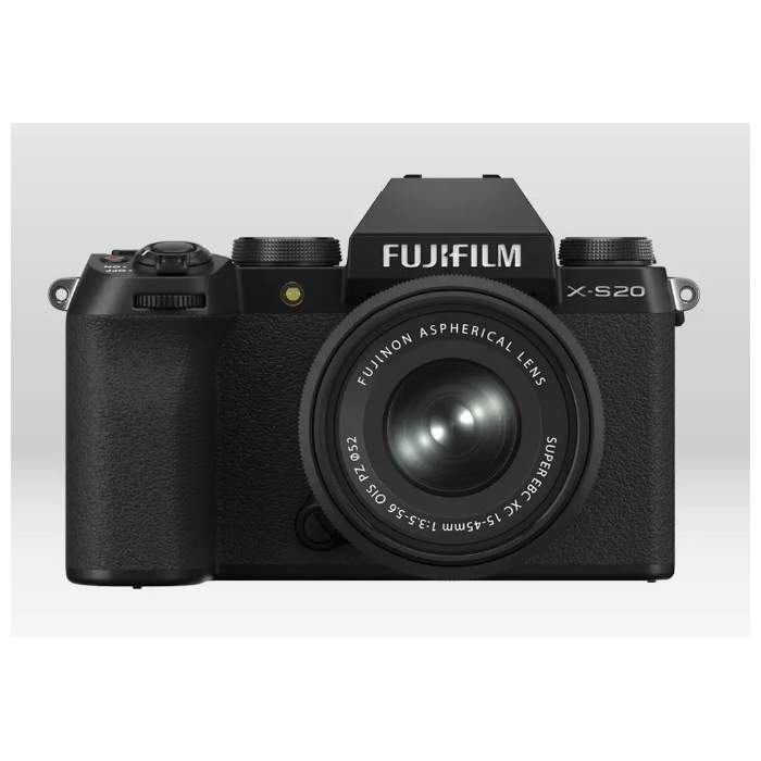 Bezspoguļa kameras - Fujifilm X-S20 XC15-45mm Vlogger Kit WWI Black - быстрый заказ от производителя